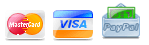 Paiements CB Visa, Mastercard et Paypal acceptés