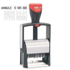 Tampon Colop Classic Multiformules Dateur Métal 2000WD