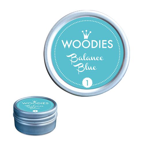 Tampon encreur Woodies Balance Blue