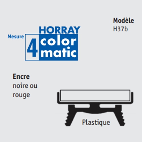 Recharge Horray Colormatic 4 pour H37b