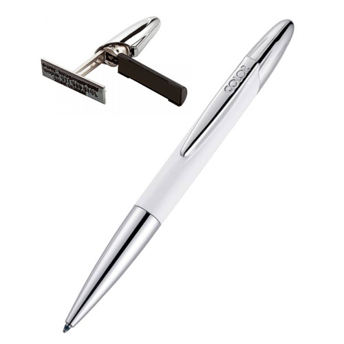 Stylo tampon Stamp Writer Exclusive Blanc