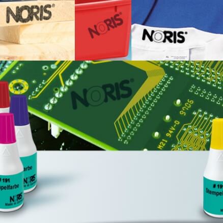 Noris 191 encre permanente pour tampon encreur (25ml) - noir