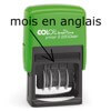 image de Tampon Colop S220 Green Line Mois Anglais